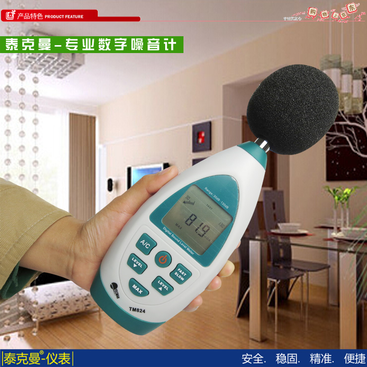 泰克曼(TECMAN)專業(yè)數(shù)字噪音計(jì)TM824